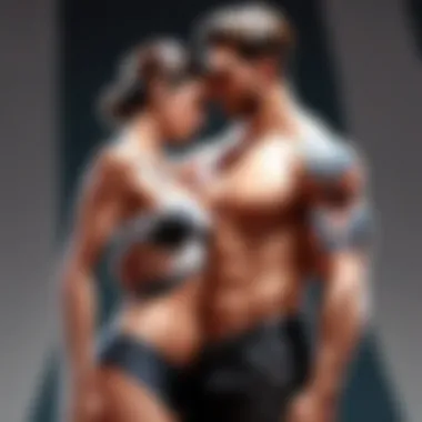 Emotional Disconnection An abstract representation of emotional distance in a couple