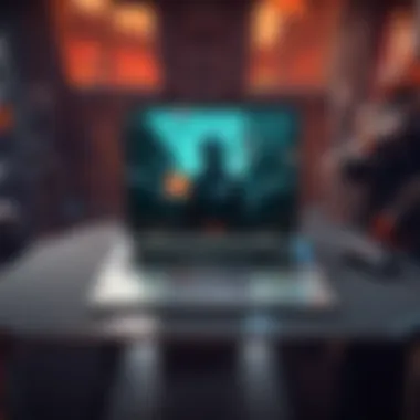 Immersive Valorant Experience Valorant gameplay on a laptop