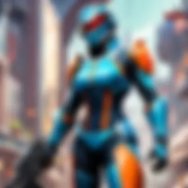 Abstract depiction of innovative browser-based gaming landscape