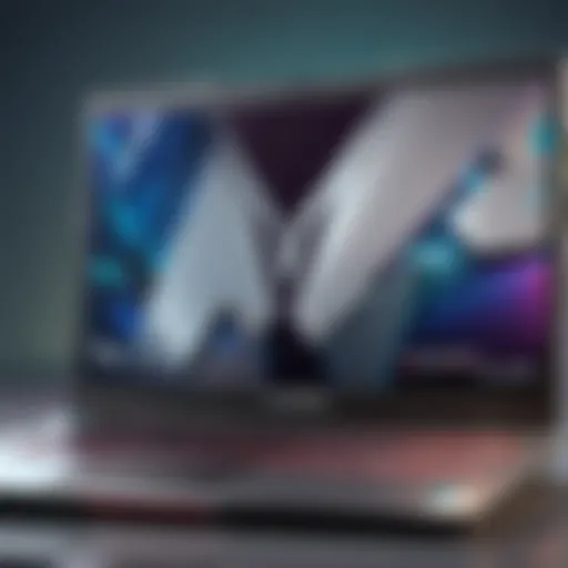 High-performance laptop showcasing gaming capabilities