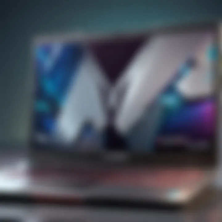 High-performance laptop showcasing gaming capabilities