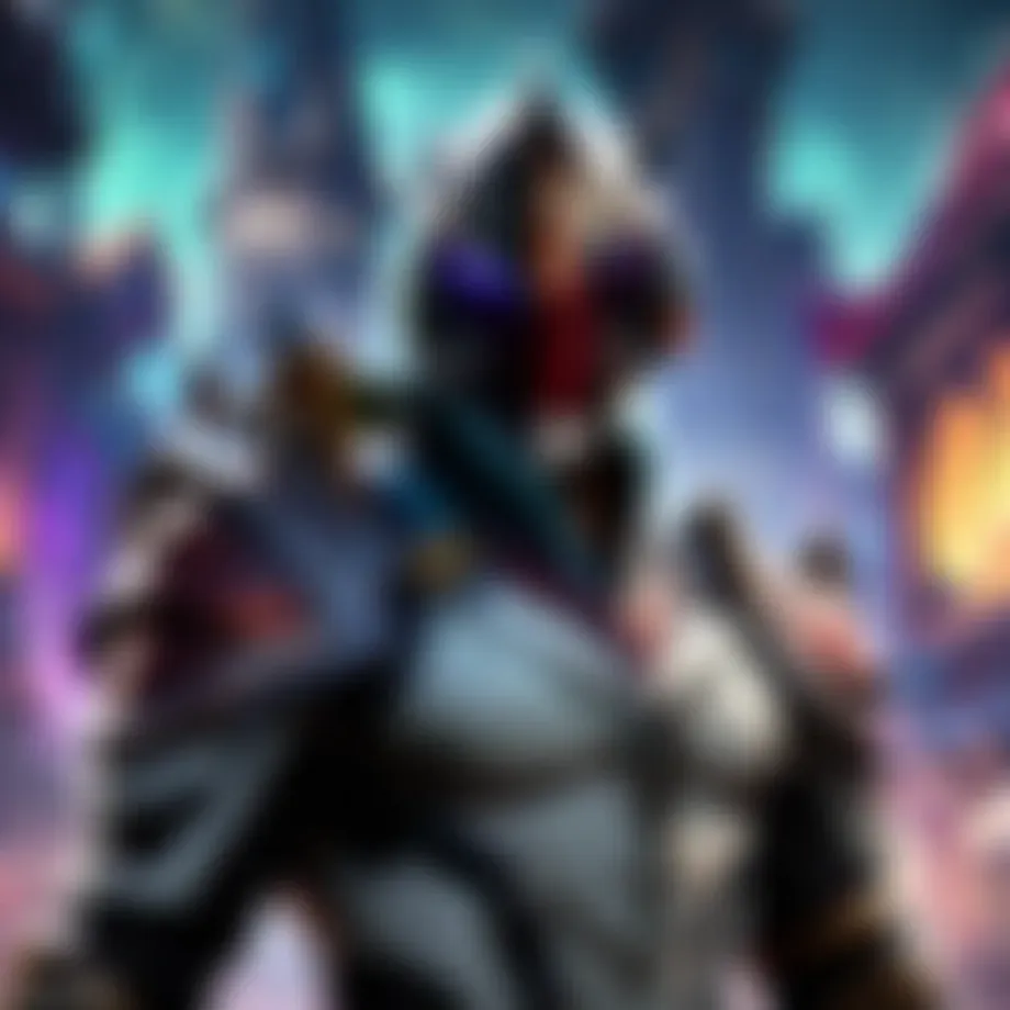 Gaming setup with League of Legends launcher