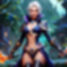 Illustration of a mystical character in League of Legends