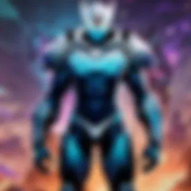 Futuristic Interface for League of Legends Sign Up Illustration of a futuristic interface for League of Legends sign up