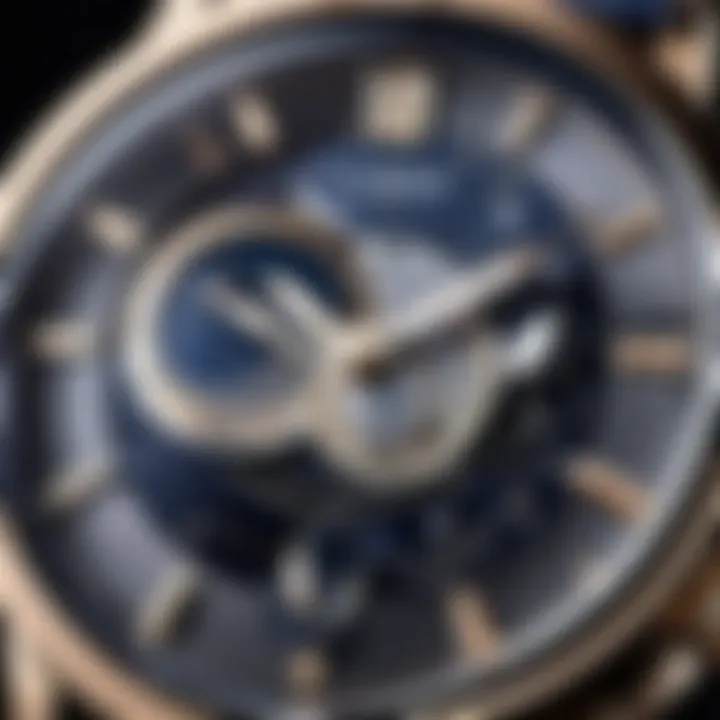 Exquisite Luna Collection Timepiece Dial Detail