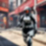 Agent using advanced tactics in Valorant on PS4
