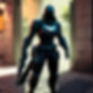 Unleashing Tactical Stealth Sneaky Valorant Agent in Shadows
