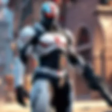 Focused Valorant Gameplay Valorant player focusing intensely during gameplay