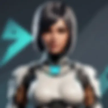 Visual representation of an advanced graphics card