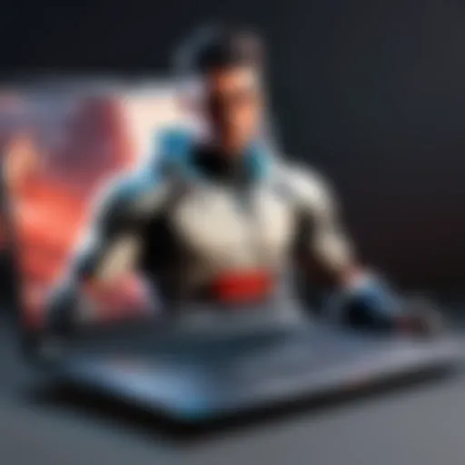 Key components of a gaming laptop