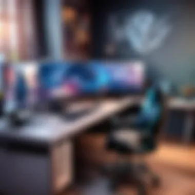 Creating an Ideal Gaming Setup for Enhanced Connectivity A clean and organized gaming environment