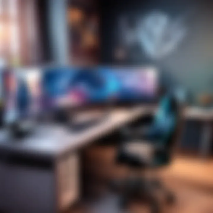 Creating an Ideal Gaming Setup for Enhanced Connectivity A clean and organized gaming environment