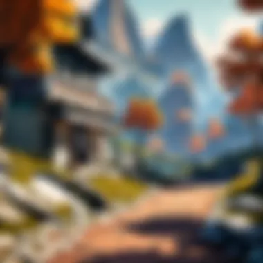 Valorant Gameplay Highlights A vibrant scene showcasing Valorant gameplay highlights