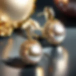 Exquisite Mateo Pearl Earrings in Radiant Sunlight