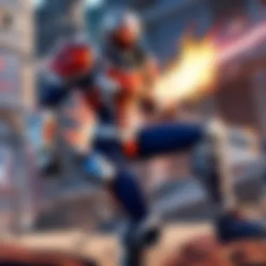 Strategic gameplay showcasing Raze's role as a duelist