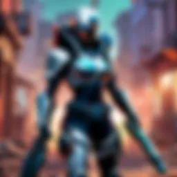 Abstract Representation of Valorant Gameplay