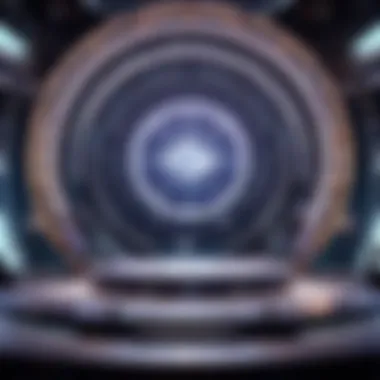 Round Portable Stage Enhancing Performance