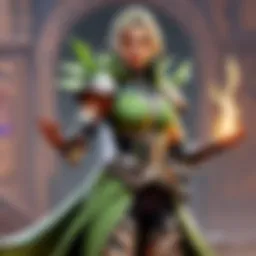 Sage casting a healing ability during a match