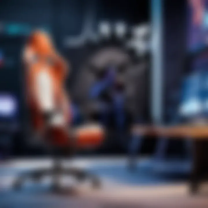 Gamer enjoying gameplay in the Secret Lab Valorant chair