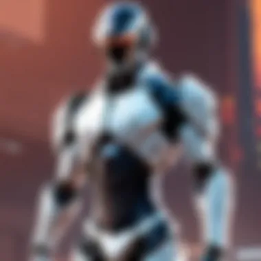 Sleek Cybernetic Agent in Valorant Sleek Cybernetic Agent in Valorant