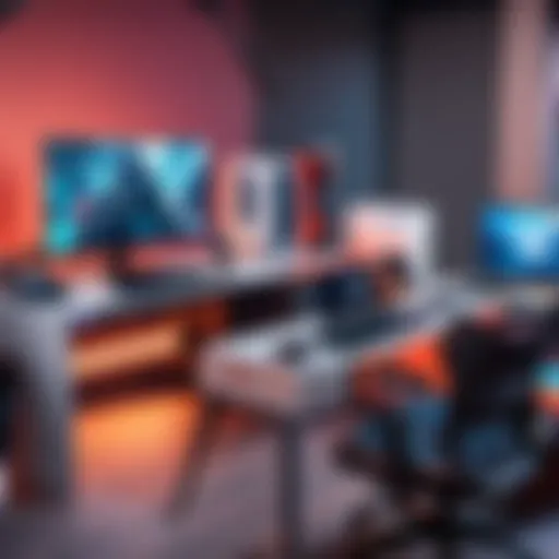 Sleek Gaming Setup