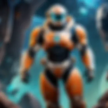 Explore the Depths of Space Space Odyssey iPad Game Illustration