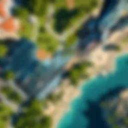 Valorant map layout showcasing key locations