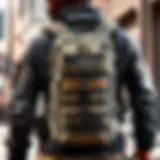 Tactical Backpack in Urban Setting