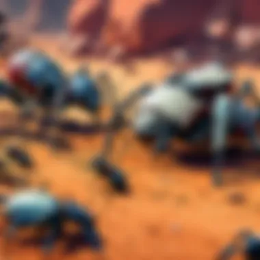 Strategic Ant Battle Formation Strategic ant battle formation