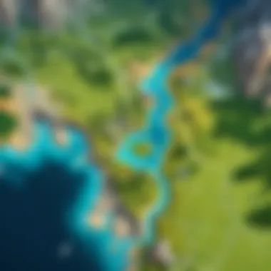 Detailed layout of Split map showcasing its unique features