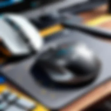 Maintenance Tools for Gaming Mouse Pads Cleaning tools for maintaining a gaming mouse pad