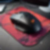 High-performance Valorant gaming mouse pad with vibrant design
