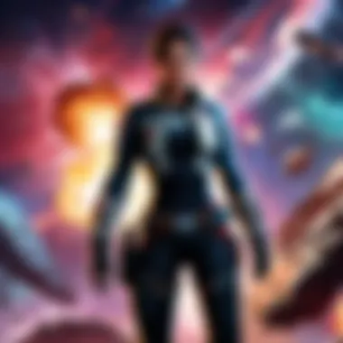 Discover Uncharted Galaxies Sci-Fi Space Exploration Game Art