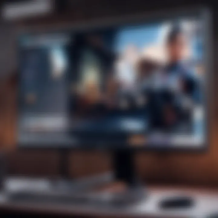 Illustration of monitor panel types for enhanced visual clarity in Valorant