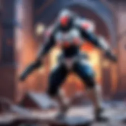 Breach using his signature ability in Valorant