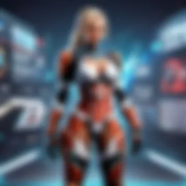 User-Friendly Esports App Interface Close-up view of a mobile device displaying an esports app interface