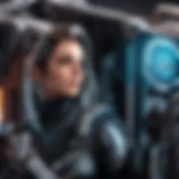 High-performance GPU showcasing advanced cooling technology