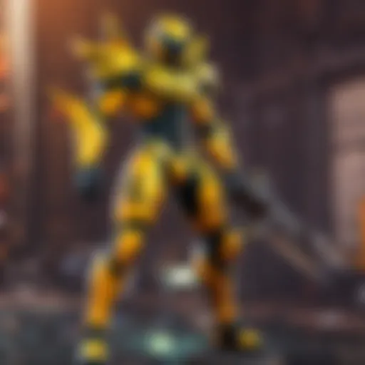 Detailed view of the Stinger weapon in Valorant