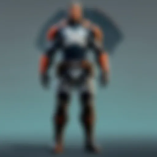 A digital representation of a Valorant game scene showcasing players in action.