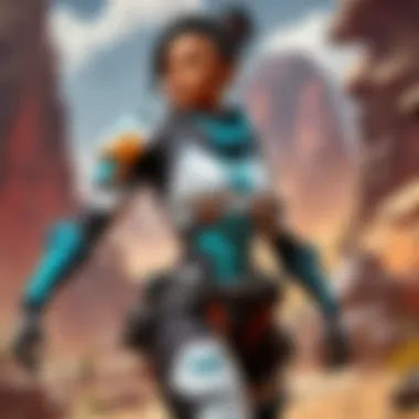 An Apex Legends character showcasing competitive gameplay