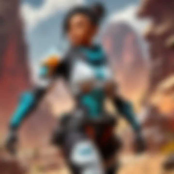 An Apex Legends character showcasing competitive gameplay