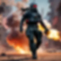 Viper Smoke Machine in action during a match