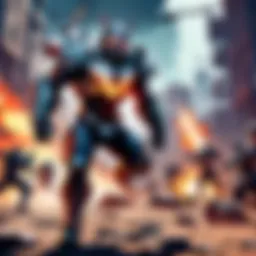 Epic Battle Scene from APK Game on PC