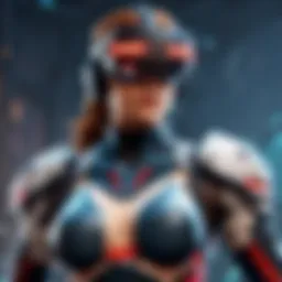 Virtual reality gaming concept