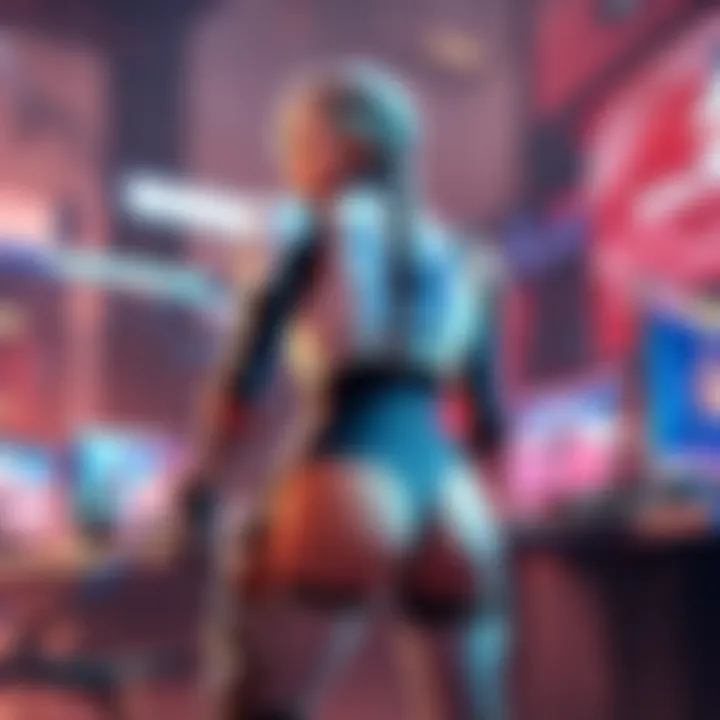 Esports tournament scene showcasing competitive play