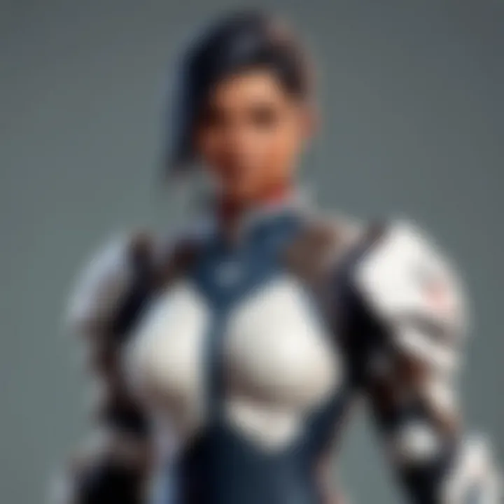 Visual representation of Valorant characters and skins