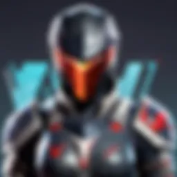 Valorant game logo in a futuristic digital style