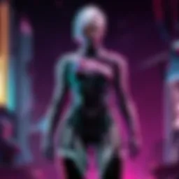 Valorant Logo in Neon Lights