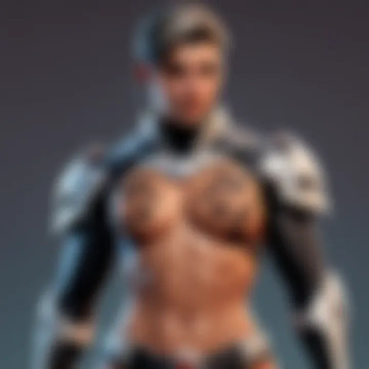 A close-up of a popular Valorant skin featuring intricate details.