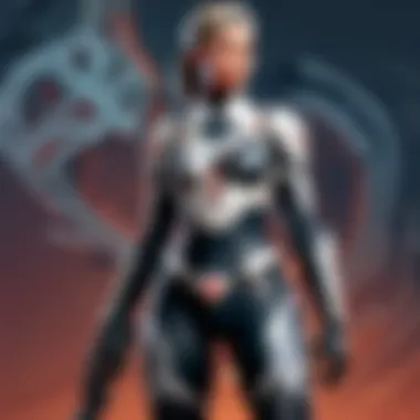 A close-up view of a uniquely designed Valorant skin with intricate details